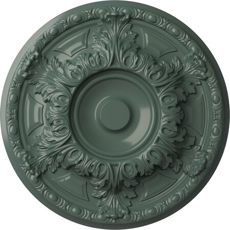 Ekena Millwork Granada Ceiling Medallion (Fits Canopies up to 7 1/8"), Hand-Painted Cloud Burst, 19"OD x 1 1/2"P CM19GACBF